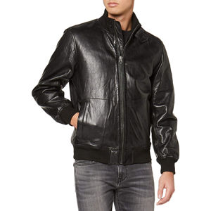 Pepe Jeans pánská černá koženková bunda Freddie - XL (999)